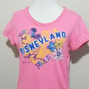 Walt Disney World Pink Mickey T-shirt Sz XL